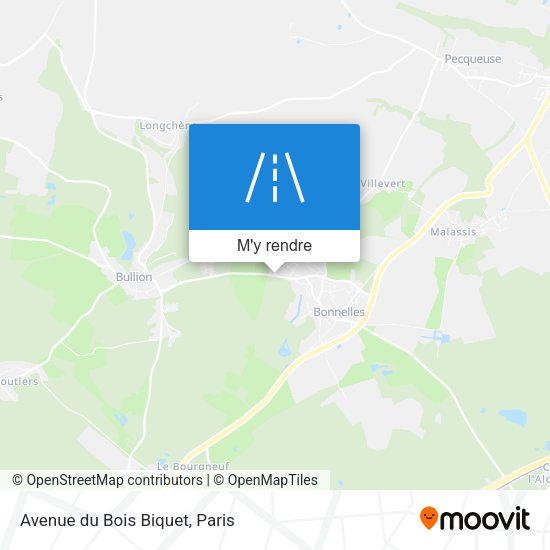 Avenue du Bois Biquet plan
