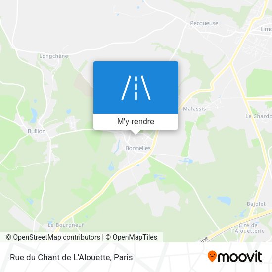 Rue du Chant de L'Alouette plan