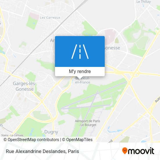 Rue Alexandrine Deslandes plan