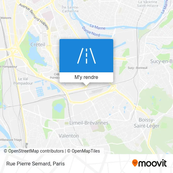 Rue Pierre Semard plan