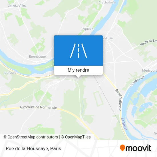 Rue de la Houssaye plan