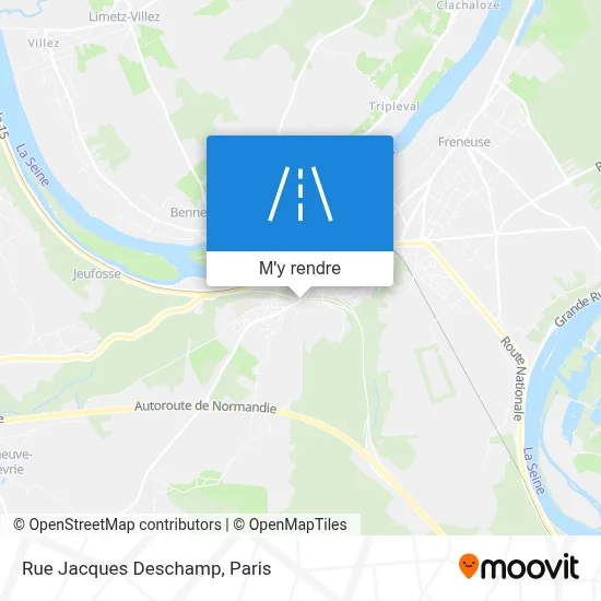 Rue Jacques Deschamp plan