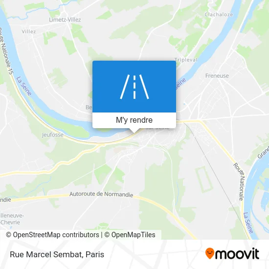 Rue Marcel Sembat plan