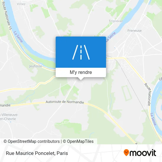 Rue Maurice Poncelet plan