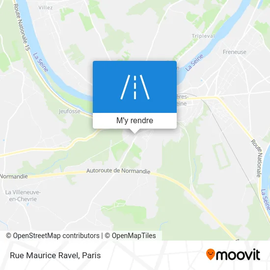 Rue Maurice Ravel plan