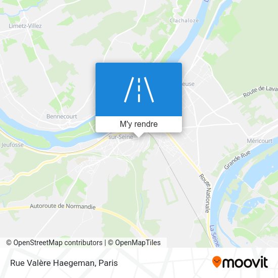 Rue Valère Haegeman plan