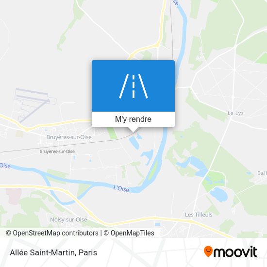 Allée Saint-Martin plan