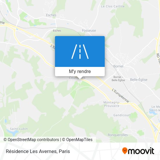 Résidence Les Avernes plan