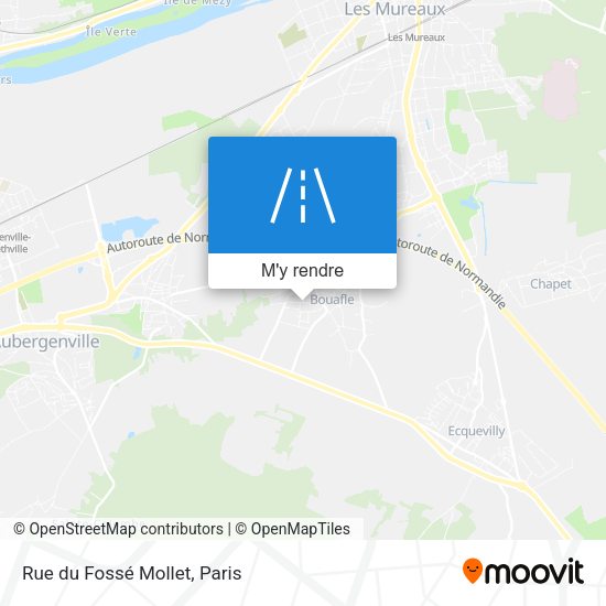 Rue du Fossé Mollet plan