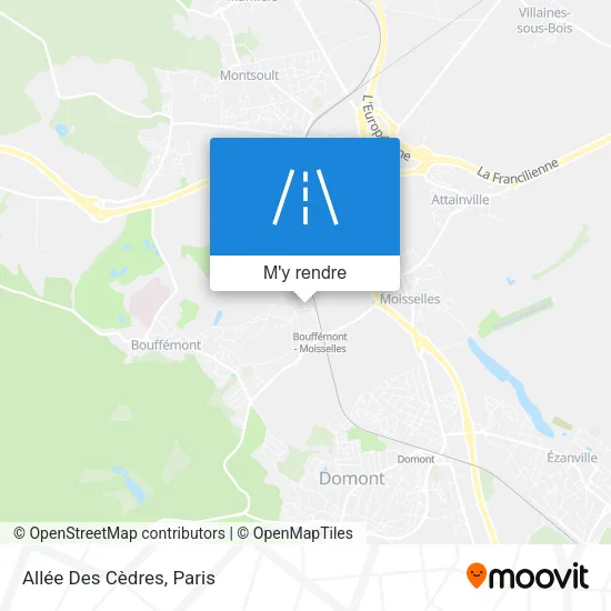 Allée Des Cèdres plan