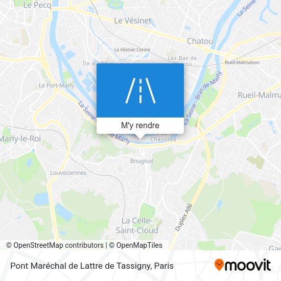 Pont Maréchal de Lattre de Tassigny plan
