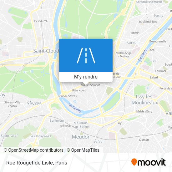 Rue Rouget de Lisle plan