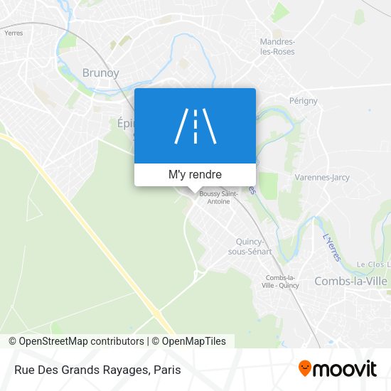 Rue Des Grands Rayages plan