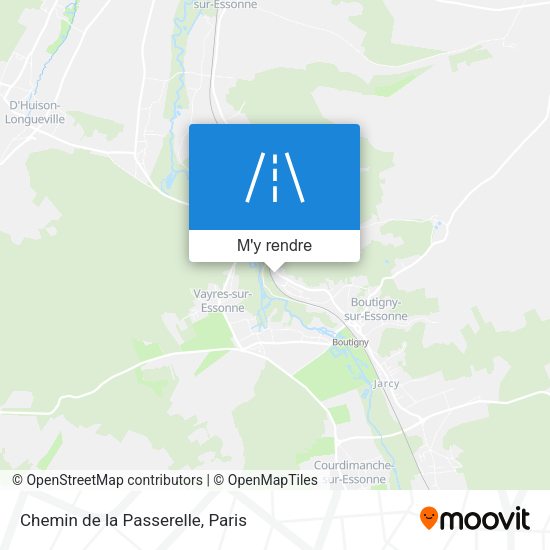 Chemin de la Passerelle plan