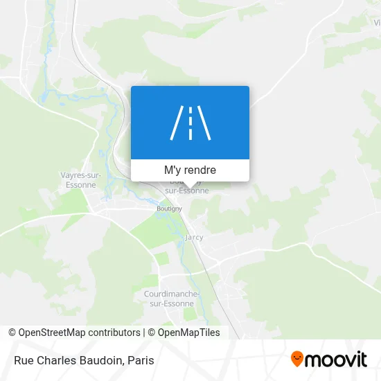 Rue Charles Baudoin plan
