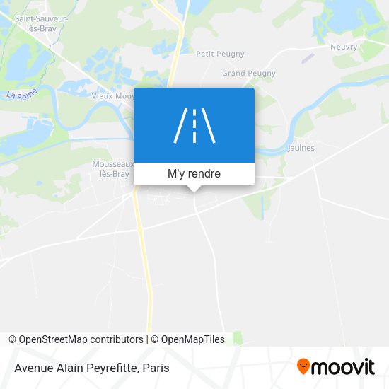 Avenue Alain Peyrefitte plan