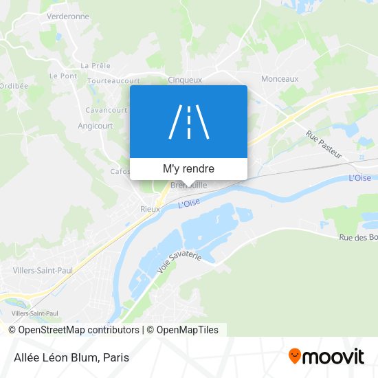 Allée Léon Blum plan