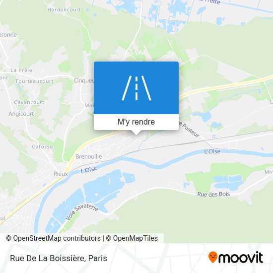 Rue De La Boissière plan