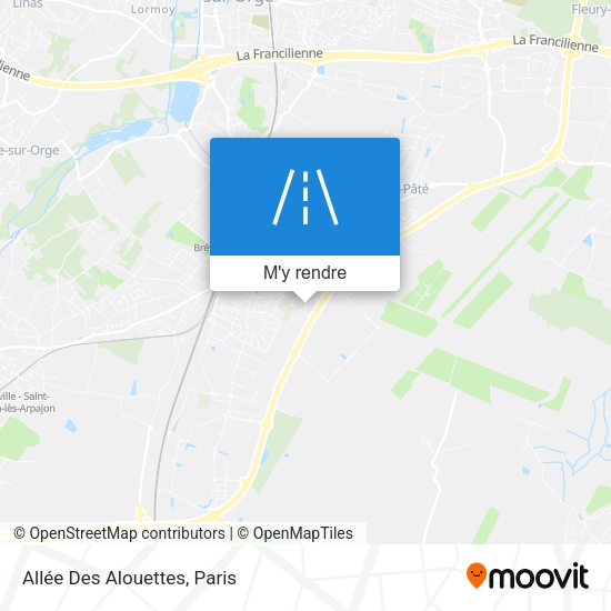Allée Des Alouettes plan