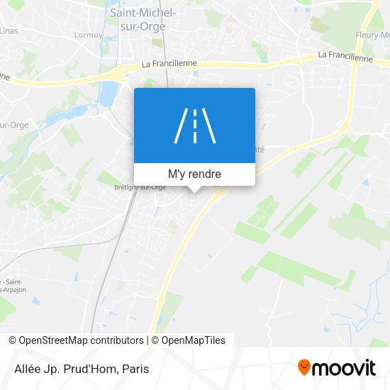 Allée Jp. Prud'Hom plan