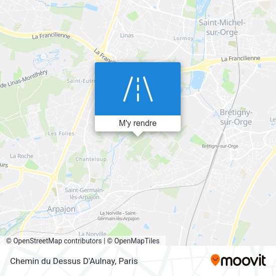 Chemin du Dessus D'Aulnay plan