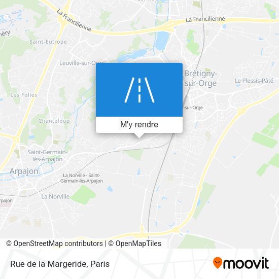 Rue de la Margeride plan