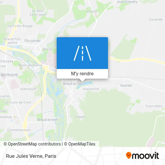 Rue Jules Verne plan