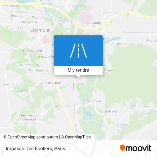 Impasse Des Écoliers plan