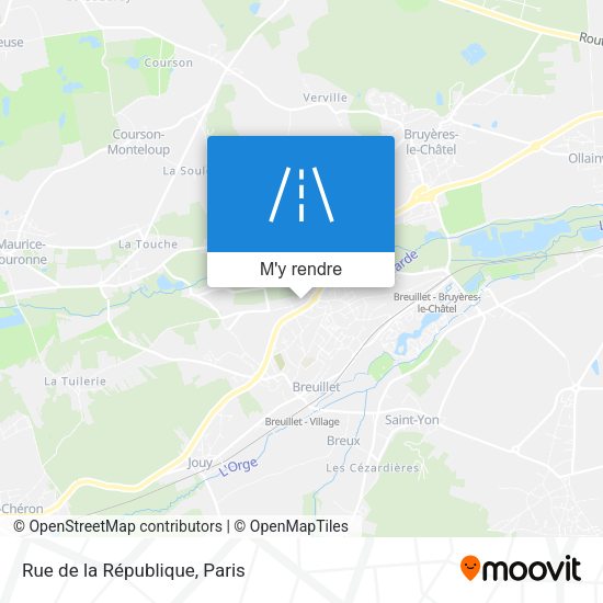 Rue de la République plan