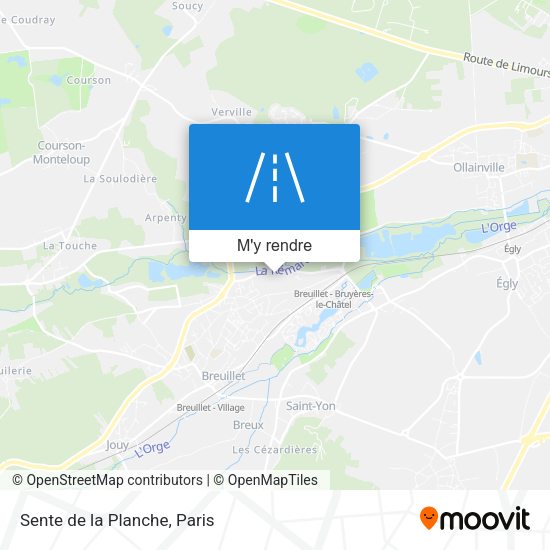 Sente de la Planche plan