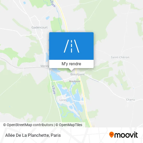 Allée De La Planchette plan