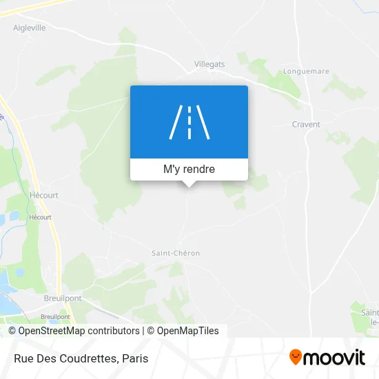 Rue Des Coudrettes plan