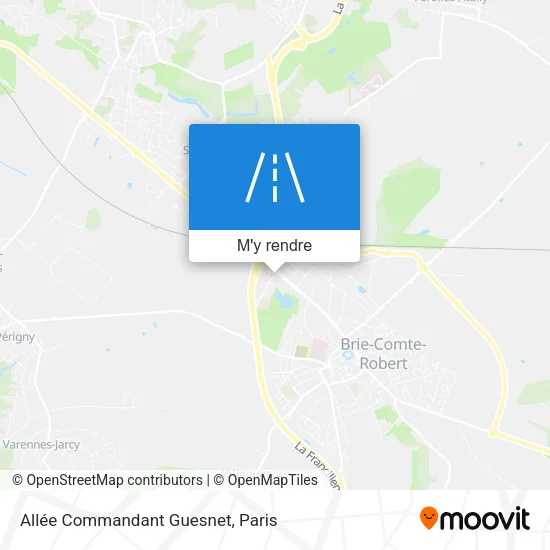 Allée Commandant Guesnet plan