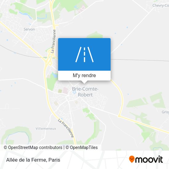 Allée de la Ferme plan
