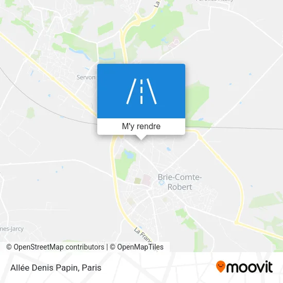 Allée Denis Papin plan