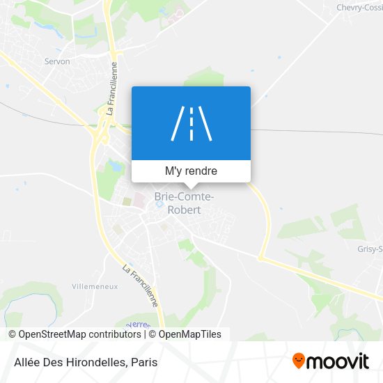 Allée Des Hirondelles plan