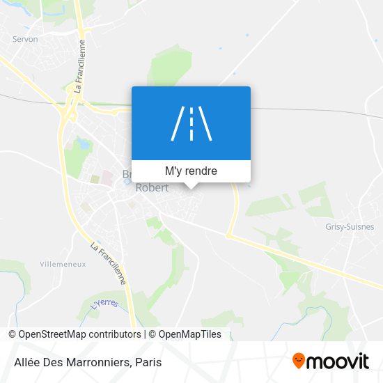 Allée Des Marronniers plan
