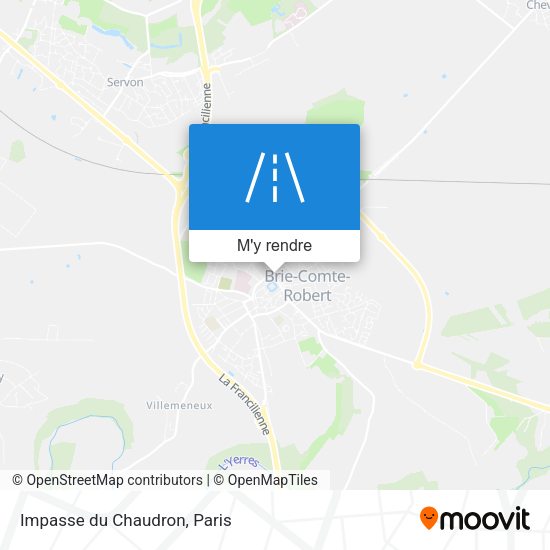 Impasse du Chaudron plan
