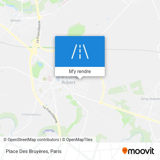 Place Des Bruyères plan
