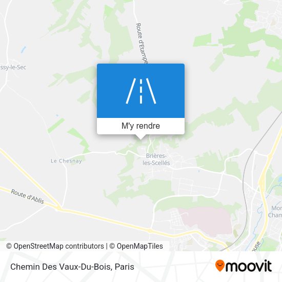 Chemin Des Vaux-Du-Bois plan