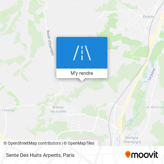 Sente Des Huits Arpents plan