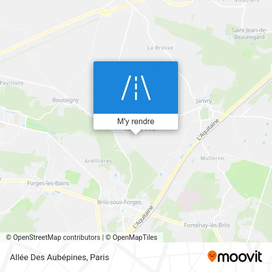 Allée Des Aubépines plan