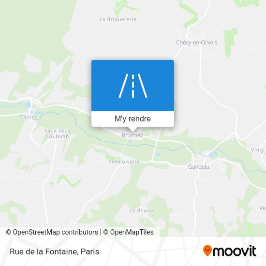 Rue De La Fontaine plan