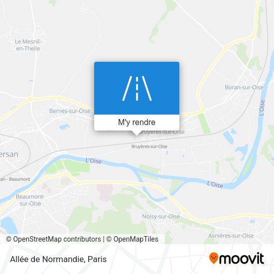 Allée de Normandie plan