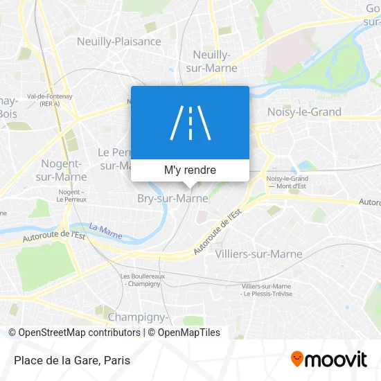 Place de la Gare plan