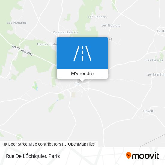 Rue De L'Échiquier plan