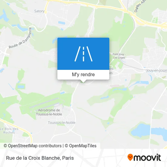 Rue de la Croix Blanche plan