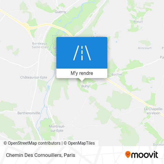 Chemin Des Cornouillers plan