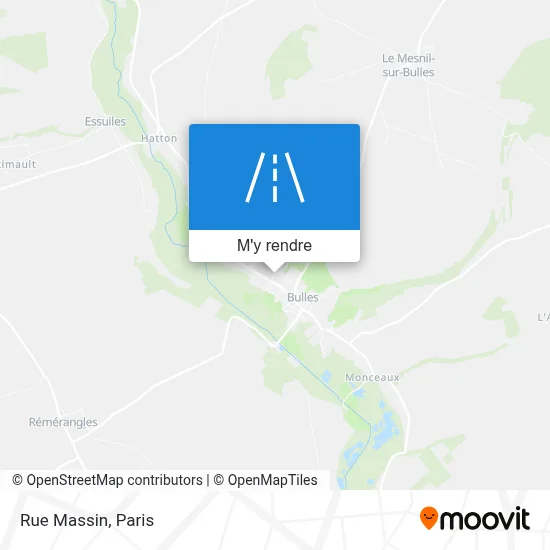 Rue Massin plan