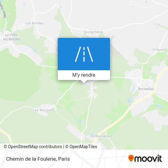 Chemin de la Foulerie plan